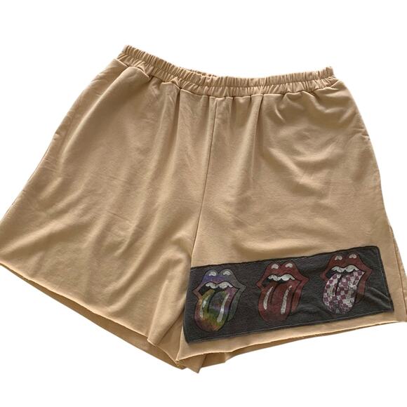 Via Penny Lane Reworked Apparel | The Rolling Stones Graphic Shorts XL - Picture 10 of 10